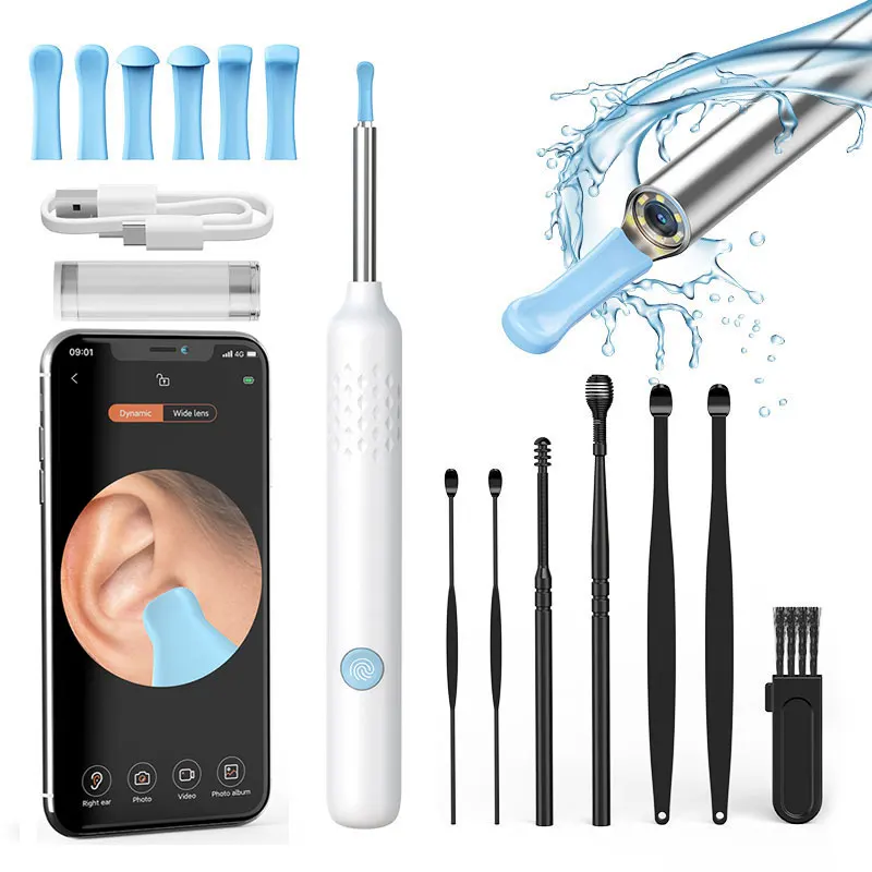 Health Power Tools - ビデオカメラ用耳掃除器、耳垢掃除用耳鏡、USB電源式耳綿棒、ミニカメラ、ヘルスケアツール