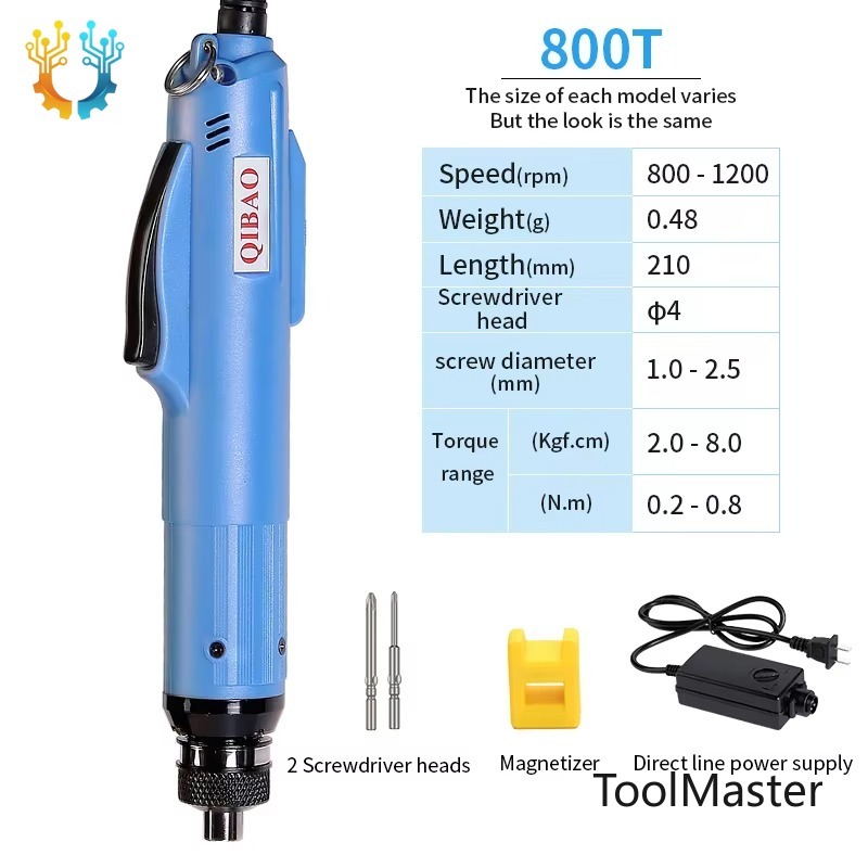 Power Tools Brand - 【2026】800T自動電動ドライバーハンドドリル電動工具電動ドライバー工業用精密