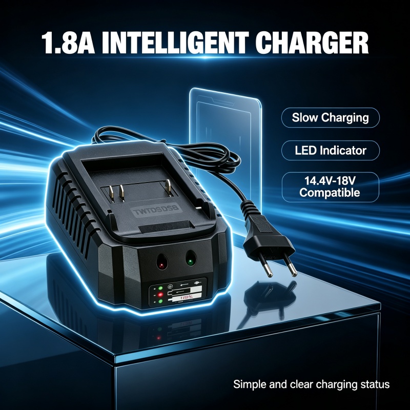 Power Tools Uk - バッテリー リチウムイオン充電器 クイックチャージ 18V 21V パワーツール
