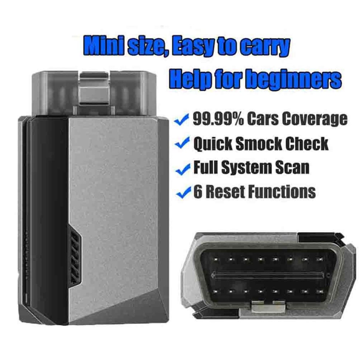 Health Power Tools - (A99Z) 車用OBD2 Bluetoothスキャナー 全システム診断ツール IOS Android対応