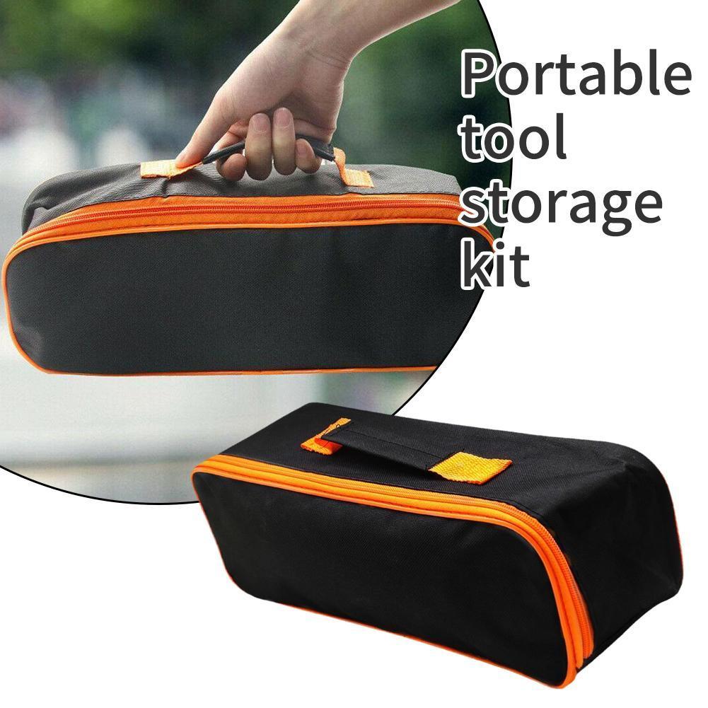 Bag Power Tools - 3サイズのジッパー付きツールポーチ、ネジプライヤー、レンチ、ドライバー、メカニック、車、掃除機、電動工具収納オーガナイザー用ツールバッグ