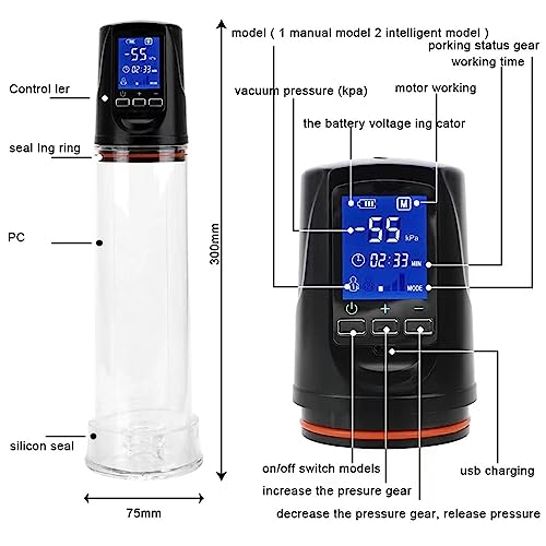 調整可能な男性用電動真空ポンプオナホール成長促進強力吸引ED - Power Tools Training のレビューと価格
