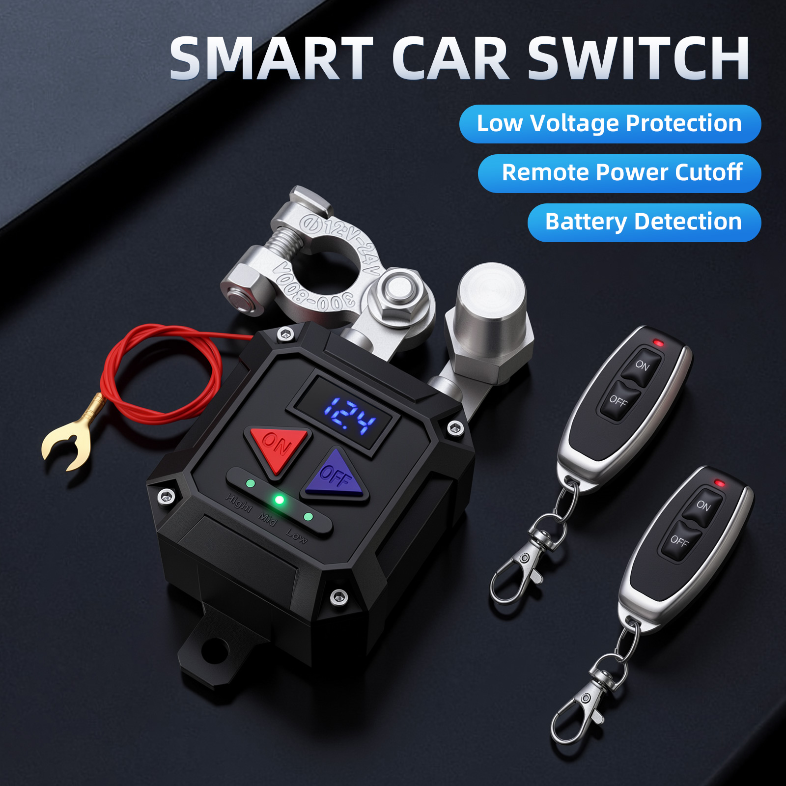 リモートバッテリー切断スイッチ、バッテリーの状態をスキャンす - Health Power Tools のレビューと価格