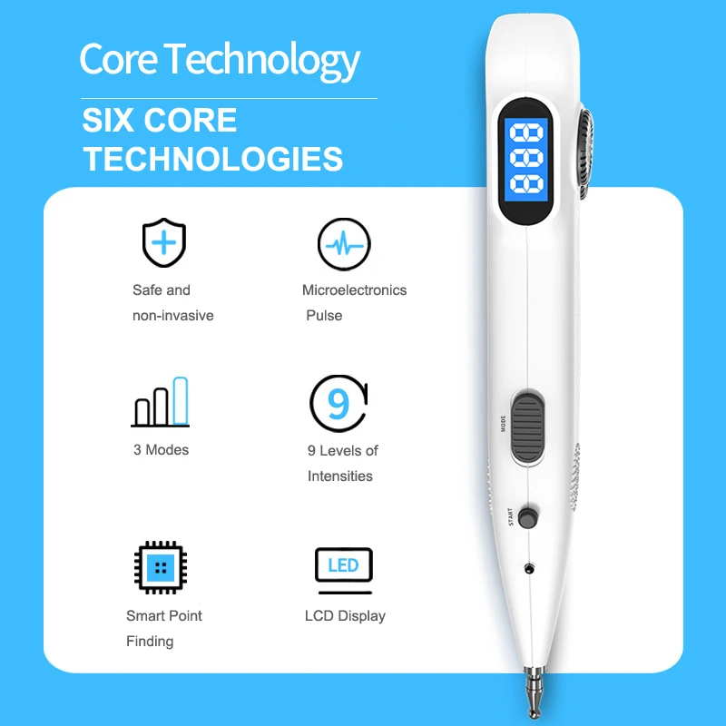 デジタルディスプレイ付き鍼ペン電子鍼マッサージツールリーウェ - Health Power Tools のレビューと価格