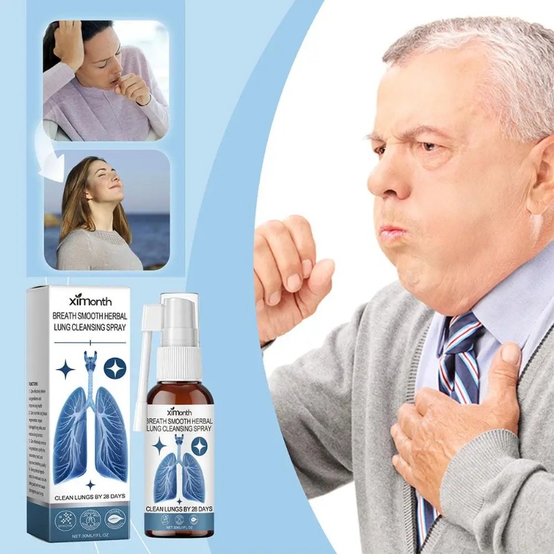 新しい 30 ミリリットルハーバル肺洗浄ミスト強力な肺サポー - Health Power Tools のレビューと価格
