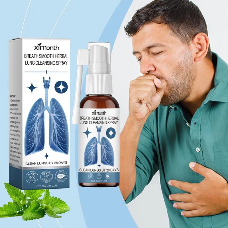 新しい 30 ミリリットルハーバル肺洗浄ミスト強力な肺サポー - Health Power Tools のレビューと価格