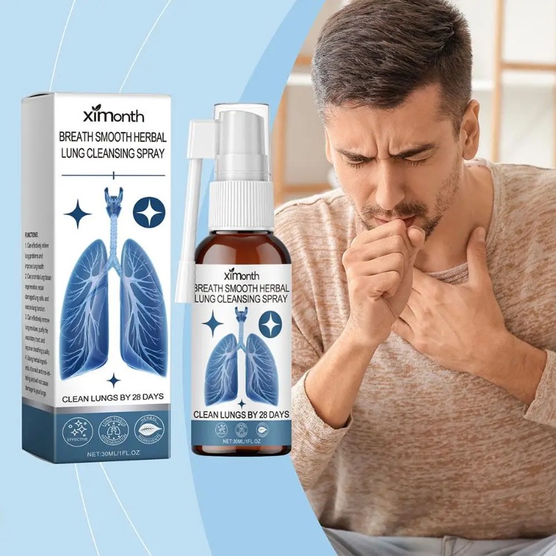 新しい 30 ミリリットルハーバル肺洗浄ミスト強力な肺サポー - Health Power Tools のレビューと価格