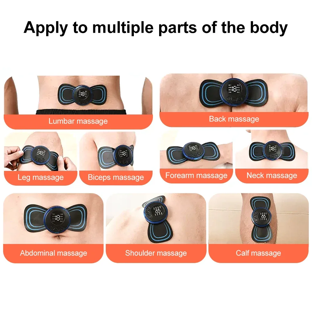 EMS ネックマッサージャーミニ頚椎筋肉痛緩和パッチマッサー - Health Power Tools のレビューと価格