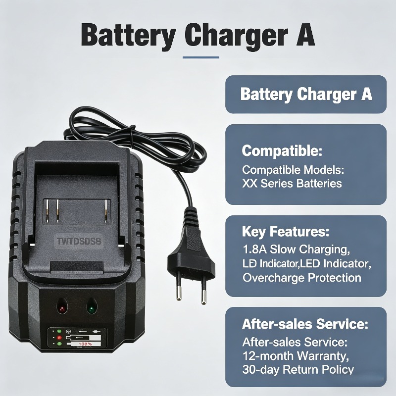 バッテリー リチウムイオン充電器 クイックチャージ 18V  - Power Tools Uk のレビューと価格