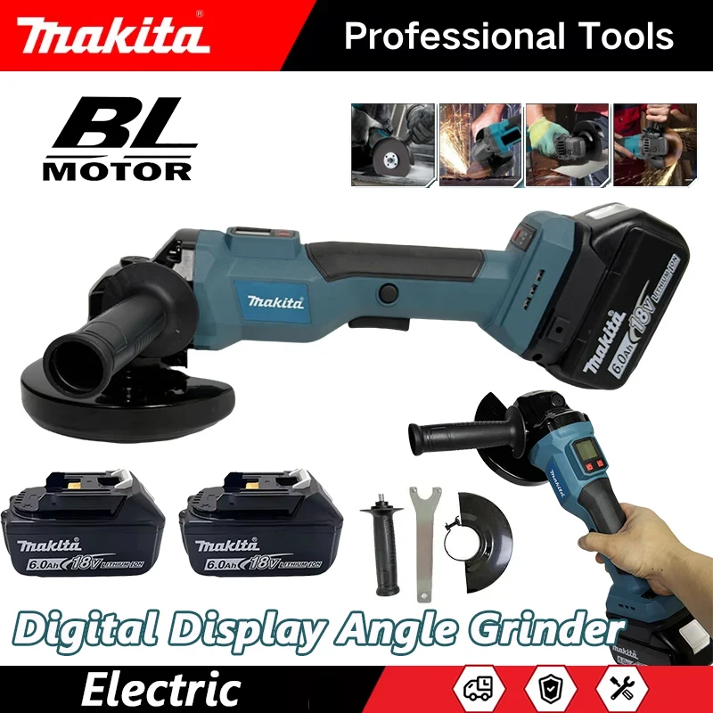 マキタツール 125MM ブラシレス電動アングルグラインダー - Power Tools Display のレビューと価格
