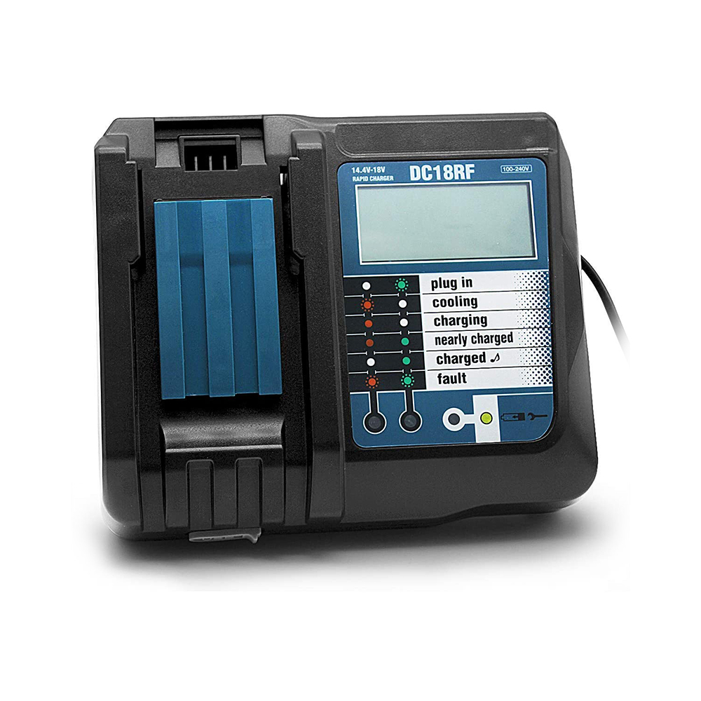バッテリー充電器dc18rf 3a,18v,14.4v,bl - Power Tools Uk のレビューと価格