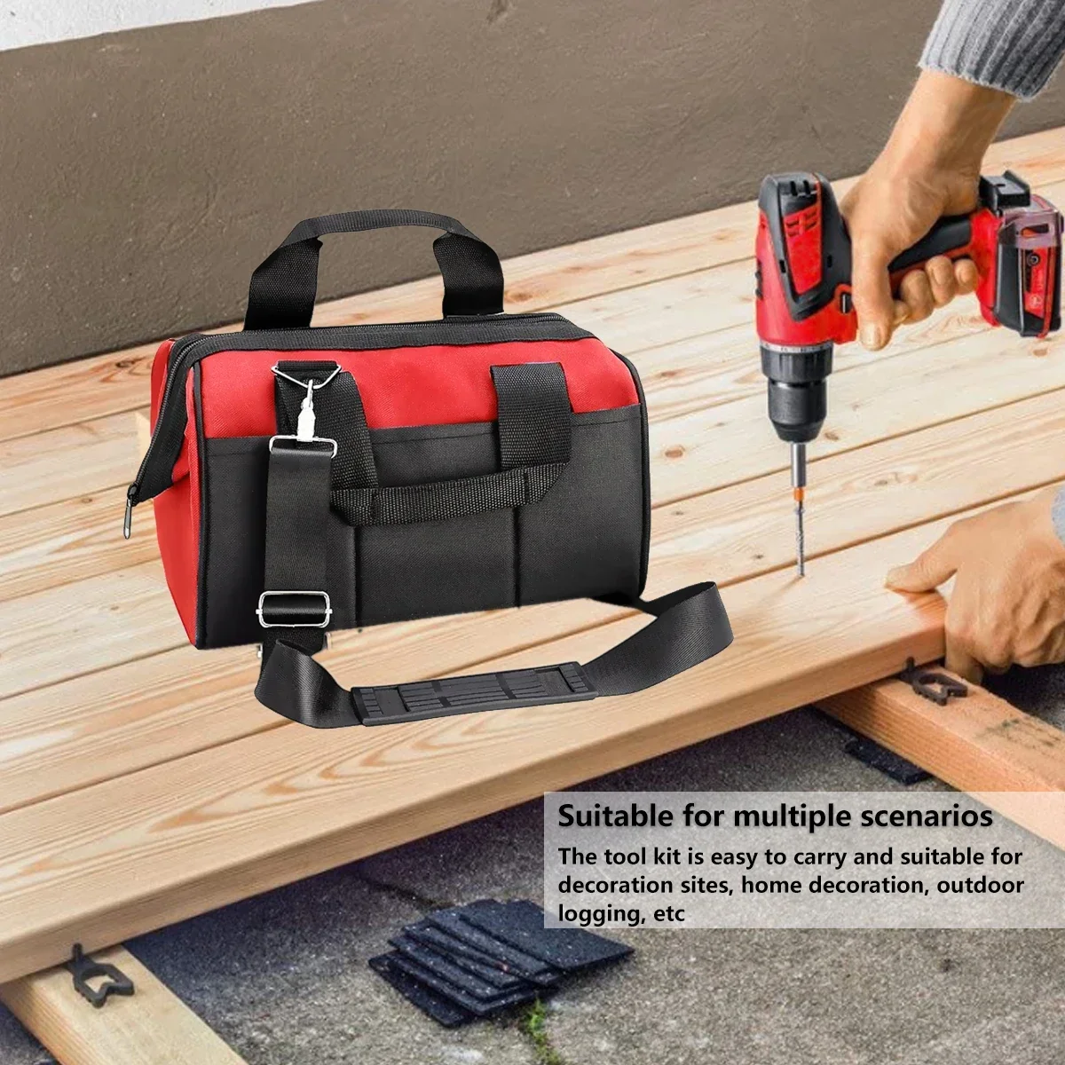 防水マルチポケットツールバッグ、ツールオーガナイザー、電気技 - Bag Power Tools のレビューと価格