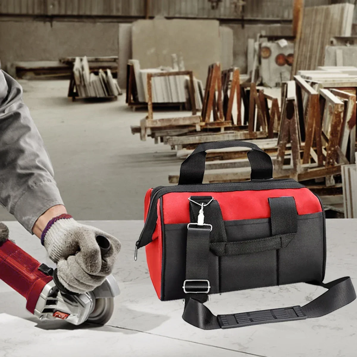 防水マルチポケットツールバッグ、ツールオーガナイザー、電気技 - Bag Power Tools のレビューと価格
