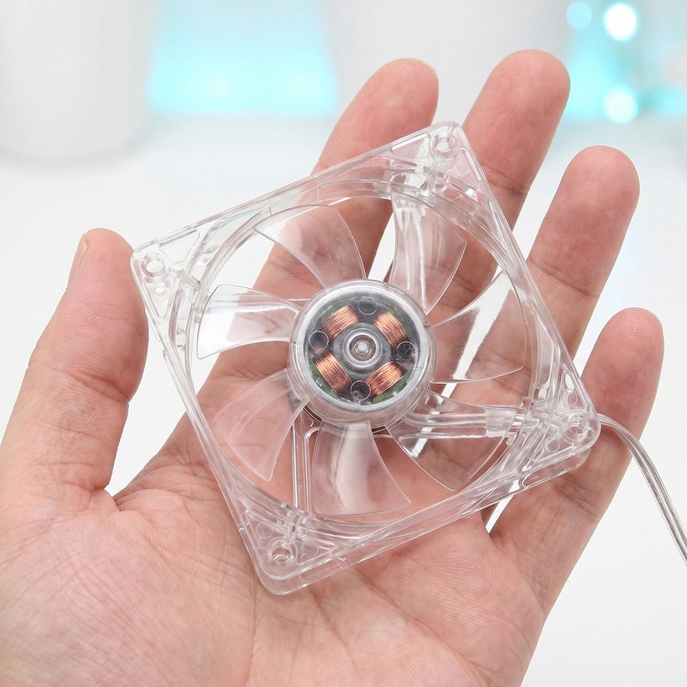 8 センチメートルサイズ USB 冷却ファン LED ライト - Power Tools Book のレビューと価格
