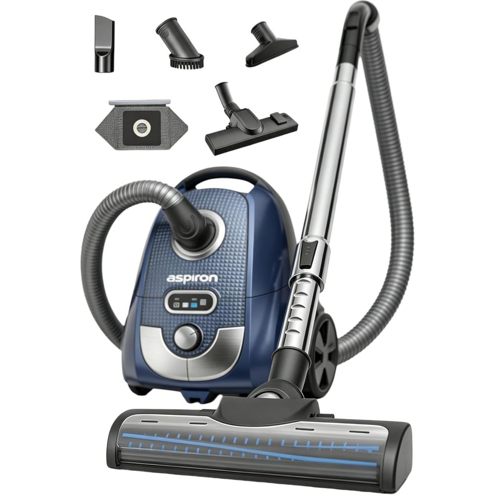 キャニスター掃除機、1600W/40Kpa キャニスター袋式 - Bag Power Tools のレビューと価格