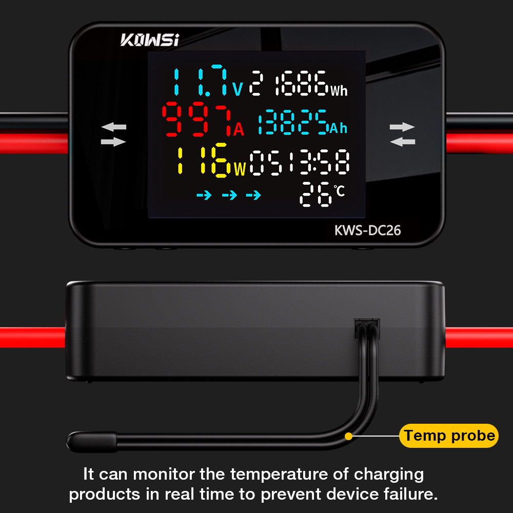 バッテリー充電テスター KWS-DC26 モニター バッテリ - Health Power Tools のレビューと価格