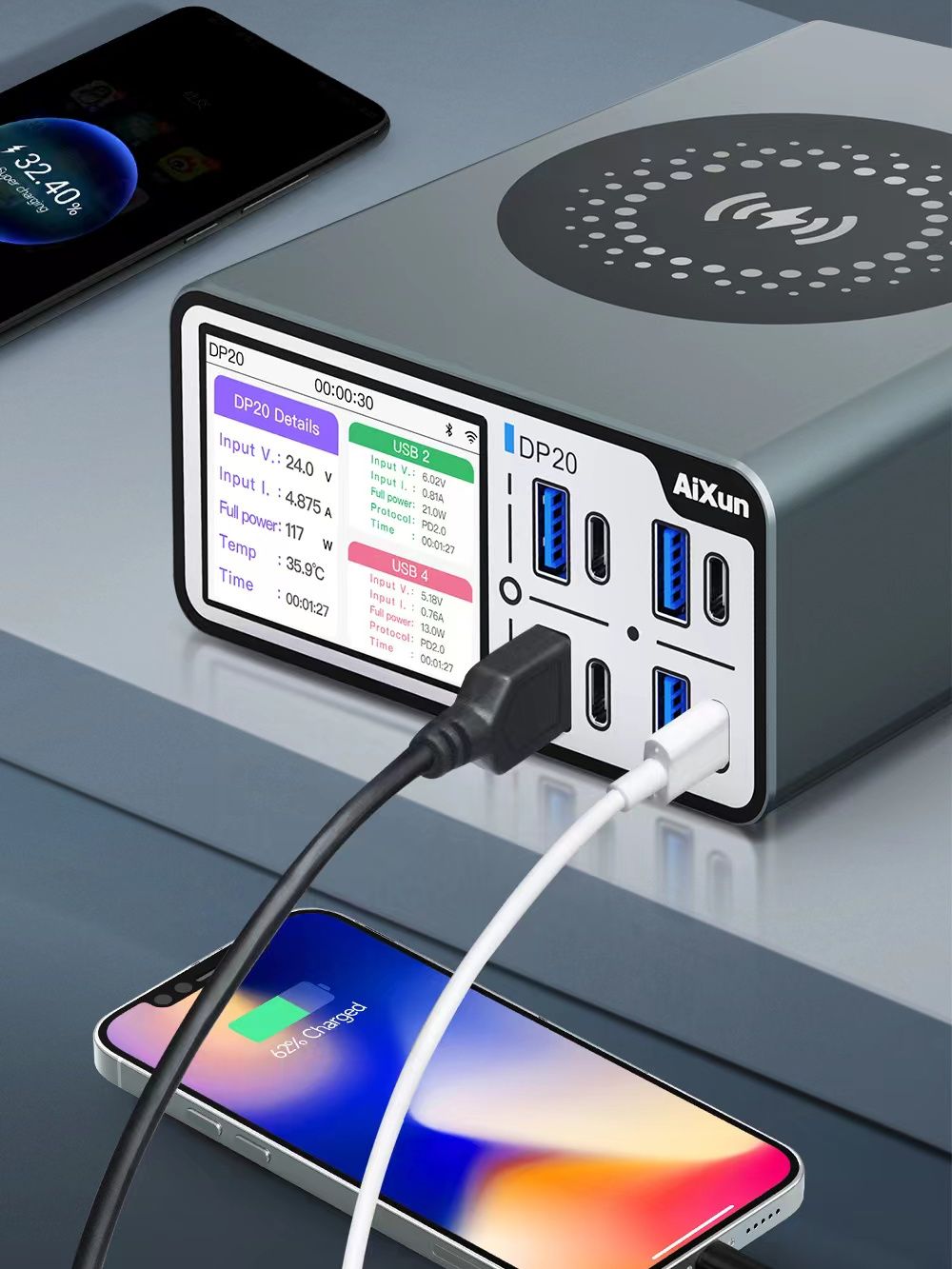 Aixun DP20 ハイパワースイッチモード電源 2.4  - Power Tools Display のレビューと価格