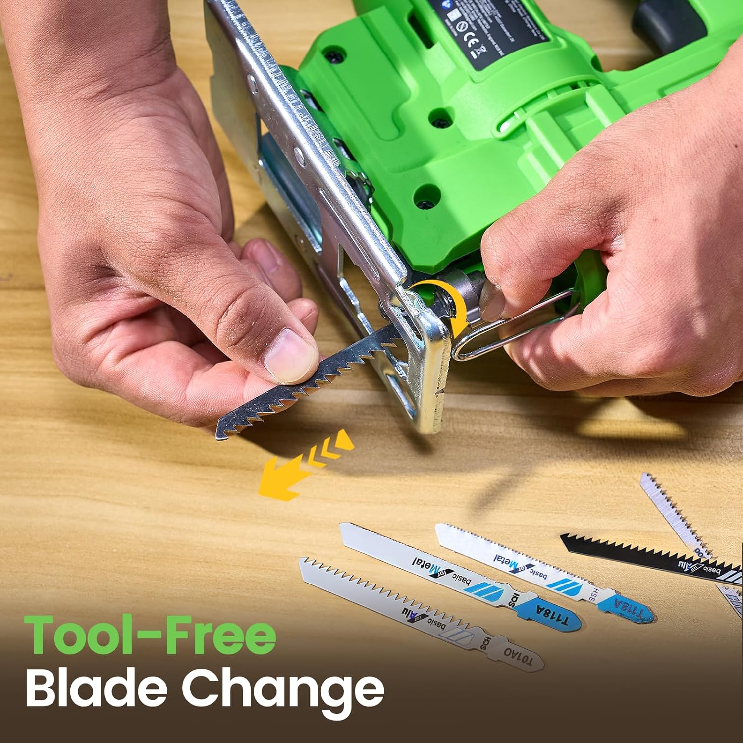 タスクスター コードレスジグソー工具 2*4.0Ahバッテリ - Jigsaw Orbital Blade のレビューと価格